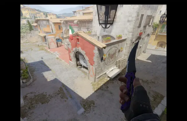 A view of Inferno in Counter-Strike