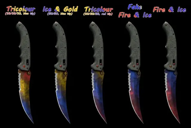 Flip Knife Marble Fade Patterns