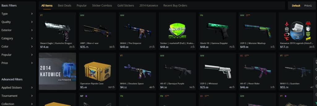 CS2 Skins Marketplace