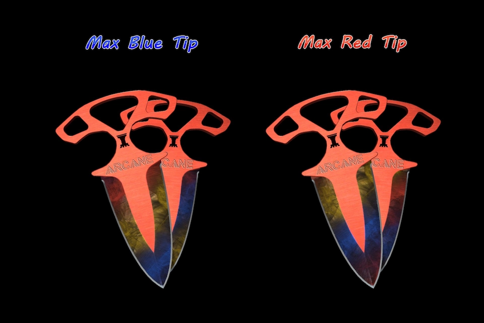 shadow daggers marble fade patterns